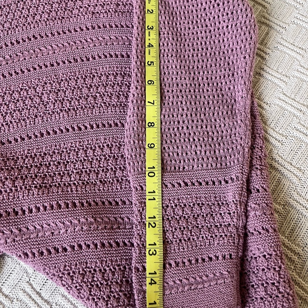 NWT J Jill open weave sweater 3/4 sleeve XLP - Picture 6 of 6